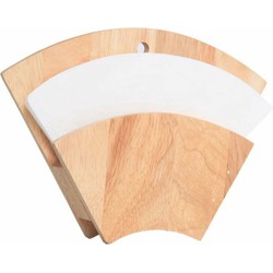 Cosy & Trendy Koffiefilters houder - hout - 16x22 cm - koffie filters - Koffiefilterhouders