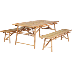 TINDARI - Tuinset 4-zits - Lichthout - Bamboe
