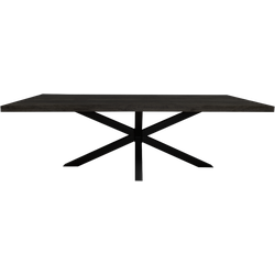 Eetkamertafel Denver Black | Rechthoek | 160 cm