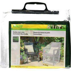 2x Tuinstoelhoes groen 66 x 66 x 66/107 cm waterafstotend - Tuinstoelhoes