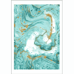 Turquoise Marble (21x29,7cm)