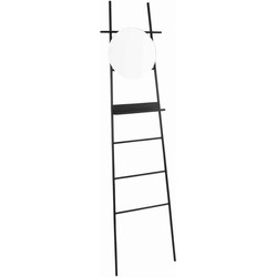 Muurladder Glint - Zwart - 46x180 cm