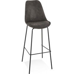 TAO Barkruk 49x45x115 cm Grijs