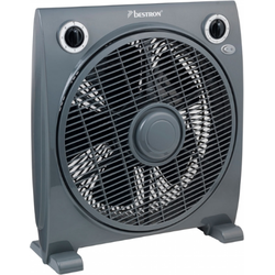 Tafelventilator Noemi- box ventilator - timer  – Ø33cm – 3 snelheden – Zwart