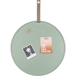 Memo bord Perky - IJzer Grijs/Groen - 50cm