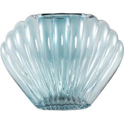 PTMD Shela Vaas - 29 x 12 x 22 cm  - Glas - Blauw