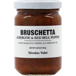 Nicolas Vahe Bruschetta aubergine en paprika