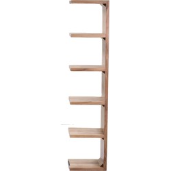 Boekenkast Naturel Acaciahout - 30x35x137cm - Vienne