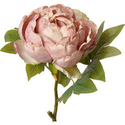 Clayre & Eef Kunstbloem Roos 48 cm Roze Kunststof