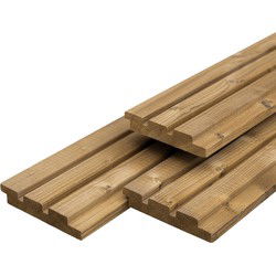 Thermoline vuren triple profiel 2,6x14,0x420 cm Tuindeco