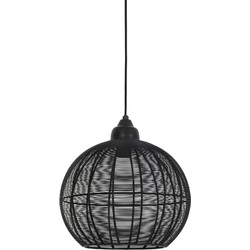 Light & Living - Hanglamp Milla - 32x32x32.5 - Zwart