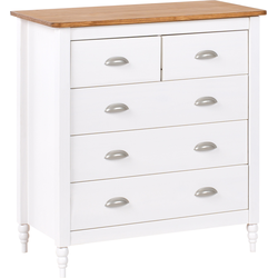 Beliani SHILLINGTON - Commode-Wit-Dennenhout