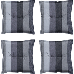 Madison -  Zitkussen Victoria grey - Ca. 50x50 cm - Set van 4