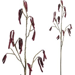 PTMD Twig Plant Botanical Catkins Kunsttak - 48 x 20 x 98 cm - Bruin