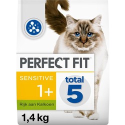 Droogvoer voor volwassen katten sensitive 1.4kg stazak PERFECT FIT