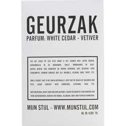 Mijn Stijl - Geurzakje Whiter cedar - vetiver