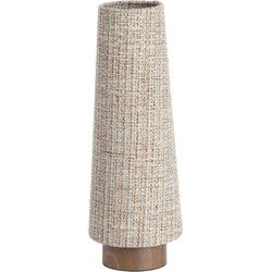 Light & Living - tafellamp - Howie - beige - textiel - schemerlamp - E27 - 1891482