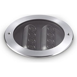 Ideal Lux - Taurus - Grondspot - Buiten - Inbouw - Aluminium - LED - Zilver