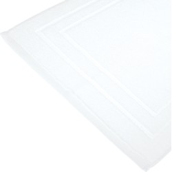 Atmosphera Badkamerkleed/badmat voor vloer - 50 x 70 cm - ivoor wit - Badmatjes