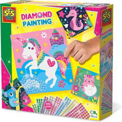SES Creative Diamond Painting Vrolijk Dieren