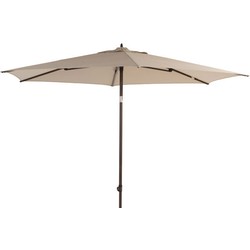 Azzurro parasol beach met wenge houtlook frame dia. 300 cm