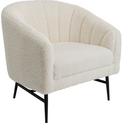Kare Fauteuil Marylin White