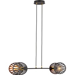 moderne hanglamp Benvenuti Zwart 2-lichts