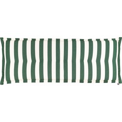 Kopu® Mila Forest Green 150 cm - Hoogwaardig Bankkussen - Gestreept