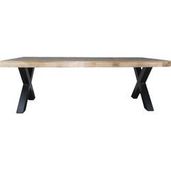 Eettafel Deks 240 cm - X-poot