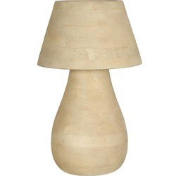 PTMD Tafellamp Peake - 38x38x64 cm - Hout - Naturel
