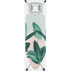 Ironing Board C, 124x45 cm, Solid Steam Iron Rest - Tropical Leaves
