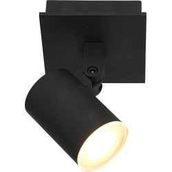 Kantelbare LED opbouwspot Steinhauer Points noirs Zwart
