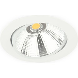 Groenovatie LED Inbouwspot 10W, Wit, Rond, Kantelbaar, Dimbaar