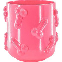 Pot - Dick - Ceramics  - Pink  - 17,5x17,5x17,5cm