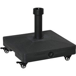 4goodz® 20 kg Vulbare Parasolvoet met Wielen - 38/48mm