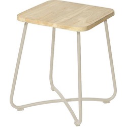 Liz side table 40x40x50 cm taupe