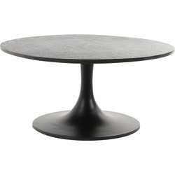 D - Light & Living - Salontafel RICKERD - Ø76x36cm - Zwart