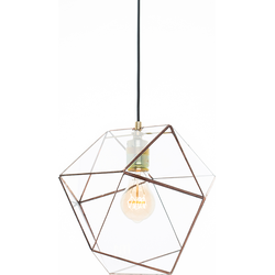 Geometrische lamp Yaz van Hart & Ruyt - 25cm - Koper