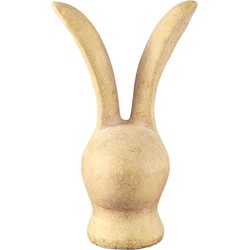 PTMD Deco Object Remy - 19x16x35 cm - Cement - Geel