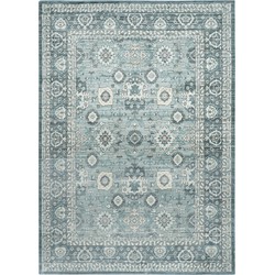 Safavieh Craft Art-Inspired Indoor Woven Area Rug, Valencia Collection, VAL110, in Alpine Blue & Multi, 152 X 244 cm