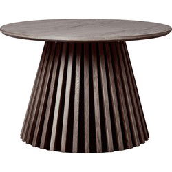 Salontafel Bruin Eikenfineer - Ø70x45cm - Osaka