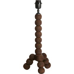 Light & Living - tafellamp - Veglio - bruin - hout - Ø 20cm - E27 - 8314664