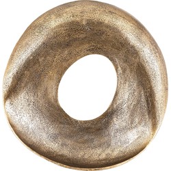 PTMD Wandpaneel Daweson - 45x6x45 cm - Aluminium - Goud