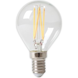 3 stuks - LED volglas Filament Kogellamp 240V 3,5W 350lm E14 P45, Helder 2700K CRI80 Dimbaar