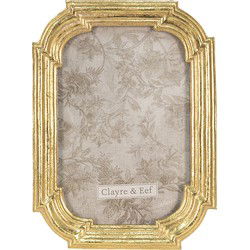 Clayre & Eef Fotolijst Goudkleurig Polyresin