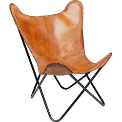 Kare Fauteuil California Leather Brown