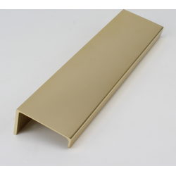 Profielgreep Robin - messing - 128 mm - Modern - Handgreep - Kastgreep - Ladegreep