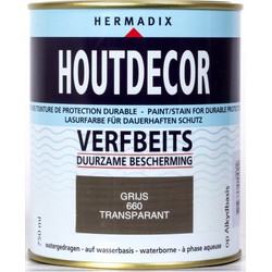 Houtdecor 660 transparant grijs 750 ml - Hermadix