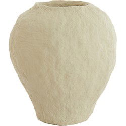 Light&living Vaas deco Ø45x50 cm PANTOJA mat beige