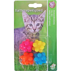 Katten-speelgoed bubbel bounce bal pak a 4st